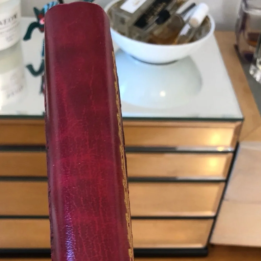 Sacred Heart leather journal Made In Italy, Brand New